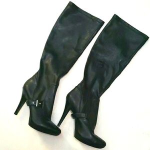 Nine West Knee High Platform Boots Size 5,5"